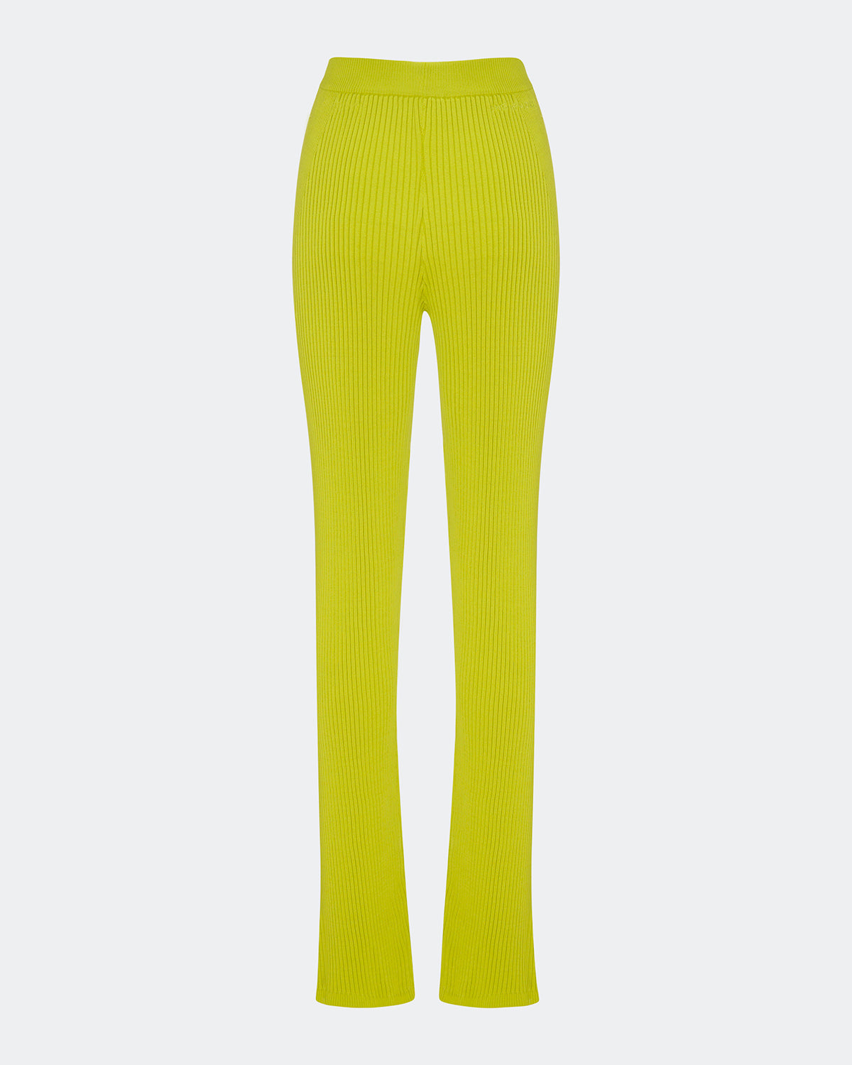 Elemental Lime Straight leg Knit Pants