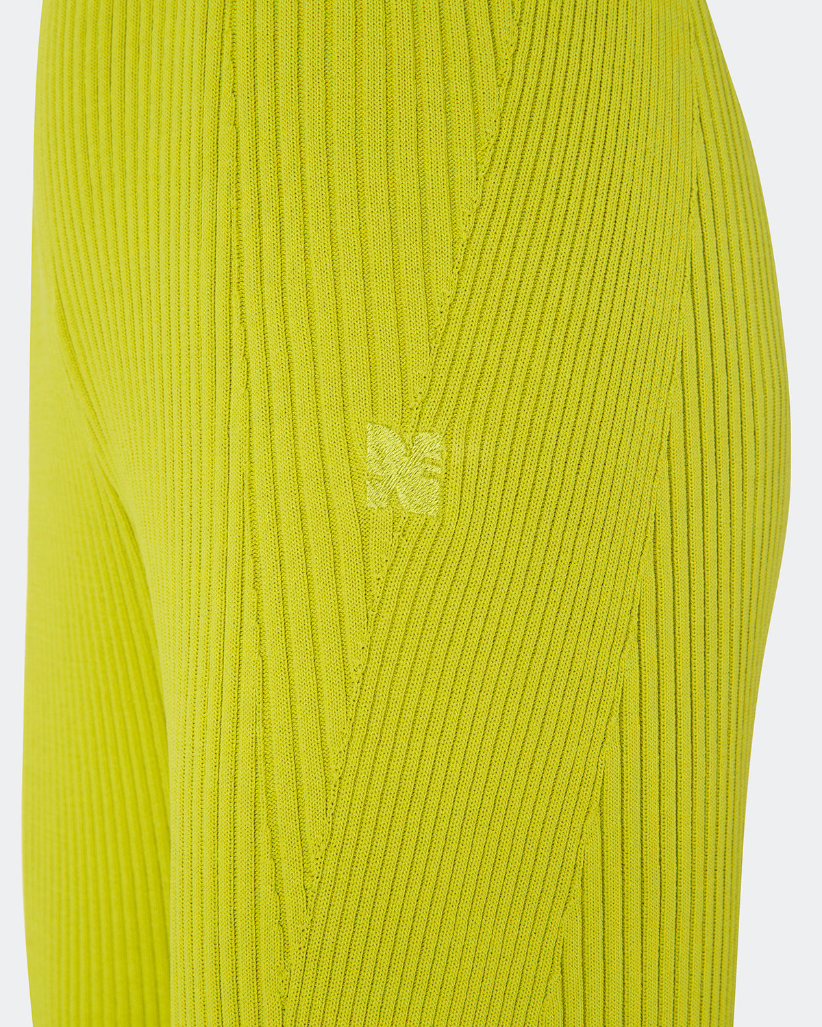 Elemental Lime Straight leg Knit Pants