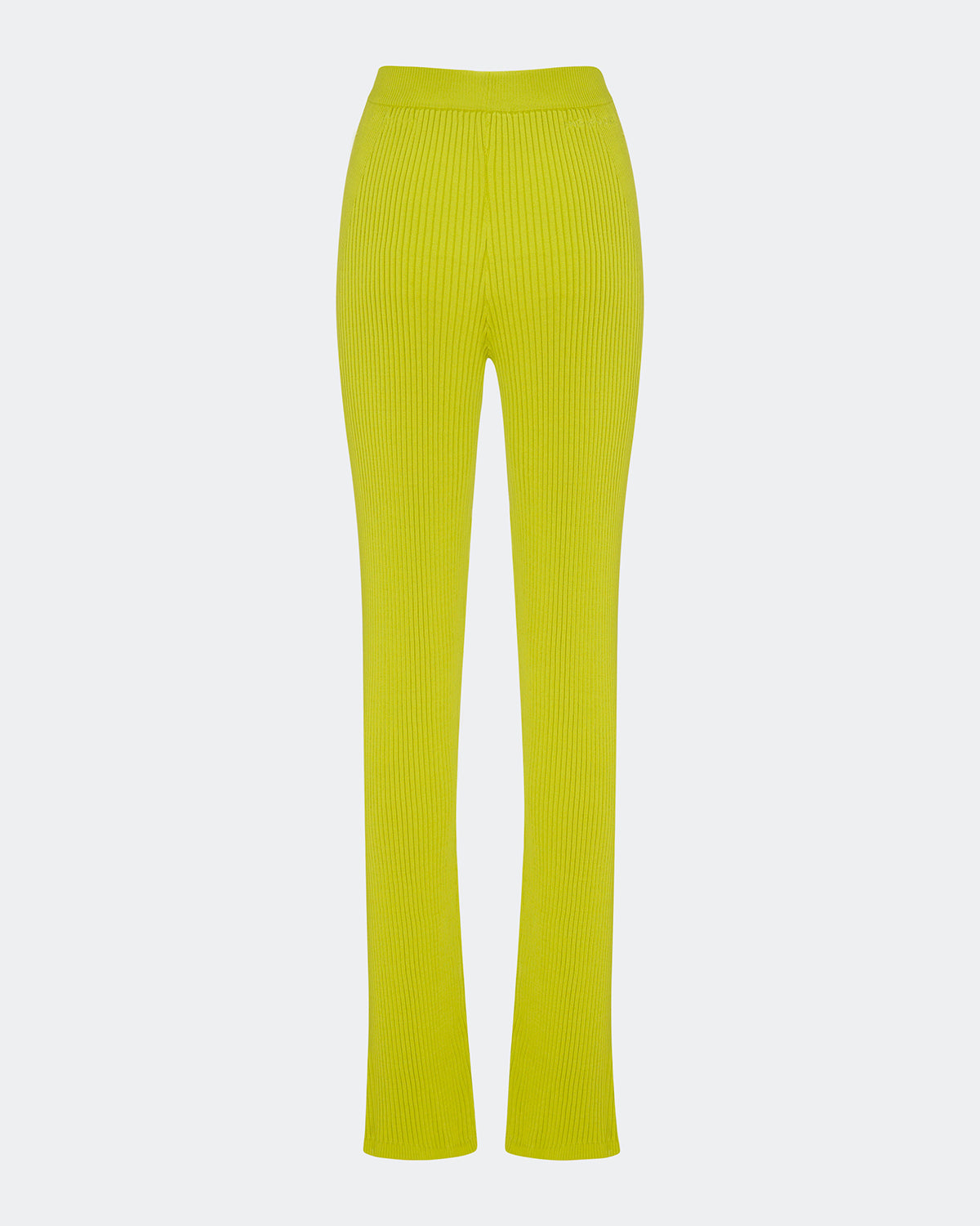 Elemental Lime Straight leg Knit Pants