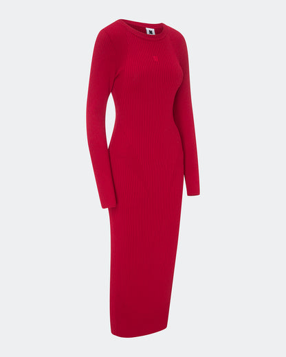 Elemental Scarlett Red Midi Dress